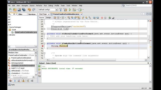 JAVA GUIA 4: COMBO BOX [ CUADROS COMBINADOS, JComboBox] смотреть онлайн