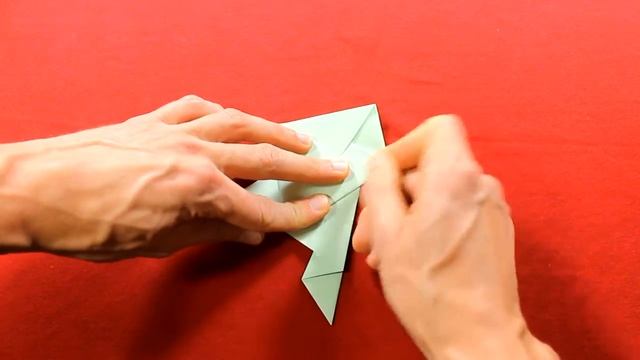 Лягушка из бумаги Оригами Лягушка которая прыгает видео схема оригами для детей поделки из бумаги смотреть онлайн