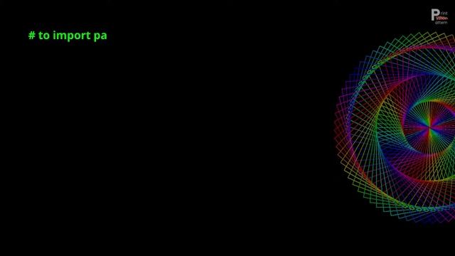 How to Print Patterns in Python using turtle module | Python Project 1g - with source code explaine