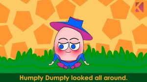 Humpty Dumpty With Lyrics | Classic English Nursery Rhymes For Kids