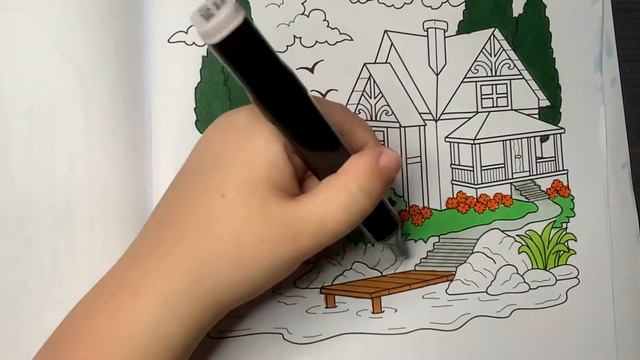 Colouring in 50 Diminutive Seaside Scenes By Kameliya Angelkova смотреть онлайн