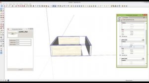 Sketchup Динамические компоненты - динамический ящик