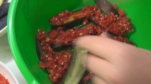 БАКЛАЖАНЫ ("Синие") по-корейски / Как приготовить баклажаны по-корейски / "Синенькие" по-корейски