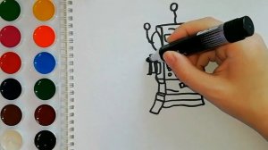 ROBLOKS ROBZI. РОБЛОКС РОБЗИ | Раскраска для детей | Мультик - раскраска | Учим цвета.