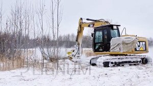 LIGNUM  Promac 36 BT RSMDC на базе CAT312 DL - Дисковый мульчер