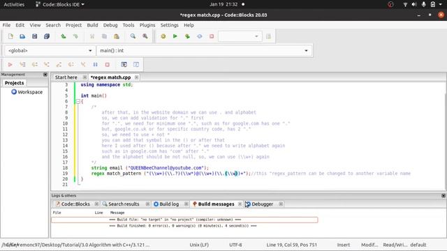 C++ Regular Expression RegEx Match by manual pattern смотреть онлайн