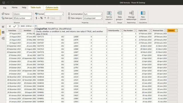 IF Function in Power BI using DAX | LOGICAL Function | #powerbi #dax