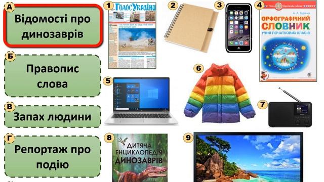 3 клас. Урок 1.Що можна робити з інформацією? смотреть онлайн