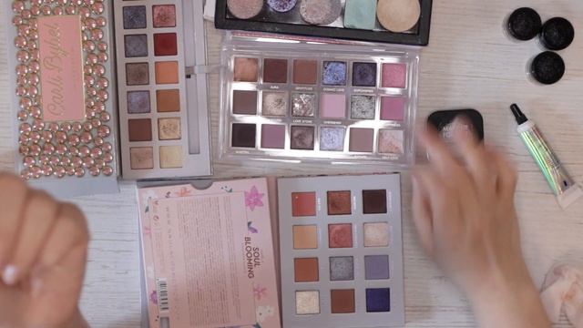 Сравниваю оттенки из палетки Roze Quartz с Carli Bybel, Tammy Tanuka и Bernovich смотреть онлайн