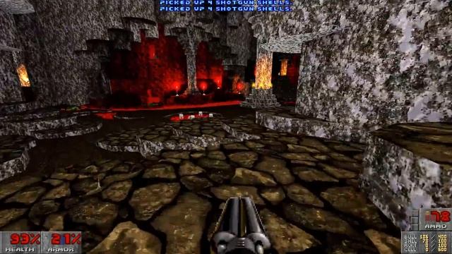 [DOOM II] HELLSCAPE, pt.2 (Beautiful Doom mod, Ultra-Violence difficulty, 100% Kills & Secrets) смотреть онлайн