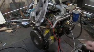 Двигатель QD32T Первый запуск.