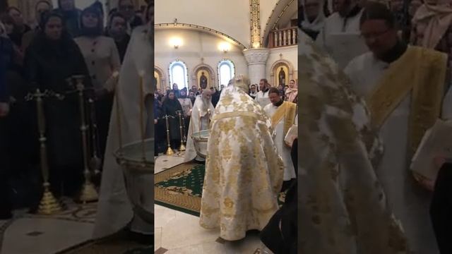 Великое Освещение Воды в Храме Св.Бл.Игоря Черниговского в Переделкине смотреть онлайн
