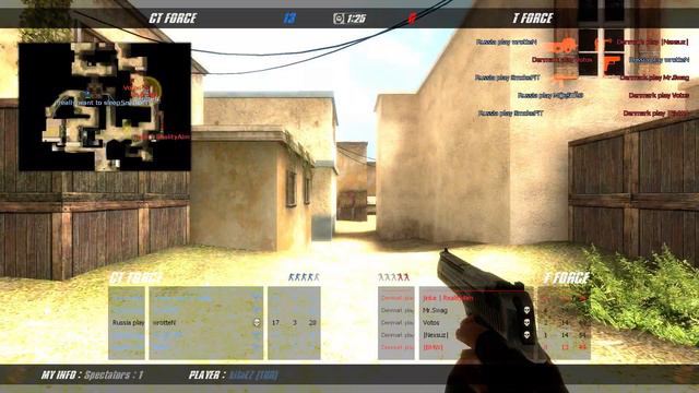 Россия-Дания counter strike source 06/05/2017 [LIFE] смотреть онлайн