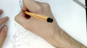 Как нарисовать  эскиз за 6 минут , смотрим и учимся