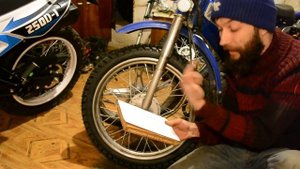 Делаю эндуро из Дельты! Большое переднее колесо.