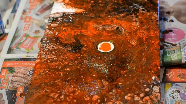 Заливка акрилом. Рисование. Жидкий акрил + акрил краска в аэрозоле смотреть онлайн