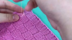 Вышивка на вязаном изделии бисером своими руками. Простой способ