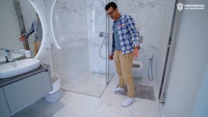 Ванная комната с балконом | ВАННА В КОТТЕДЖЕ | Обзор ремонта ванной комнаты в загородном доме