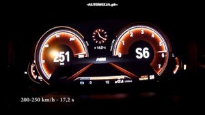 BMW 540i xDrive G30 acceleration 0-100 km/h, 0-200 km/h, 0-250 km/h, 0-400 m, racelogic
