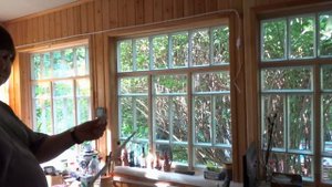 Освещение на террасе светодиодной лентой