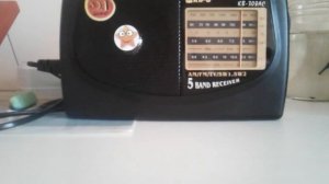 Пользование наушников для радио KIPO KB-308AC AM/FM/TV/SW1.SW2 5 BAND RECEIVER NO.1