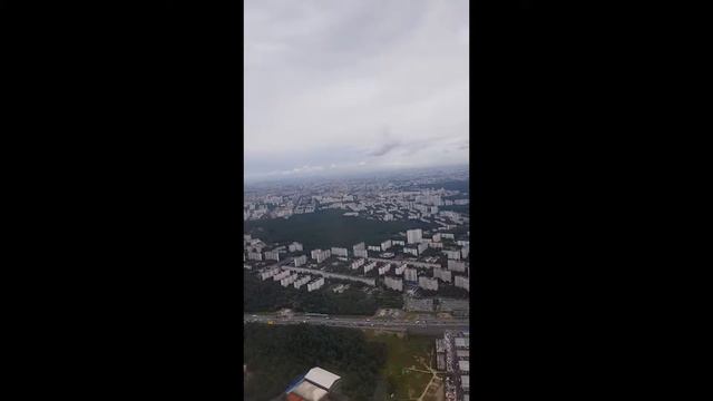 Посадка в Аэропорту Внуково (Москва) Landing Vnukovo Moscow смотреть онлайн