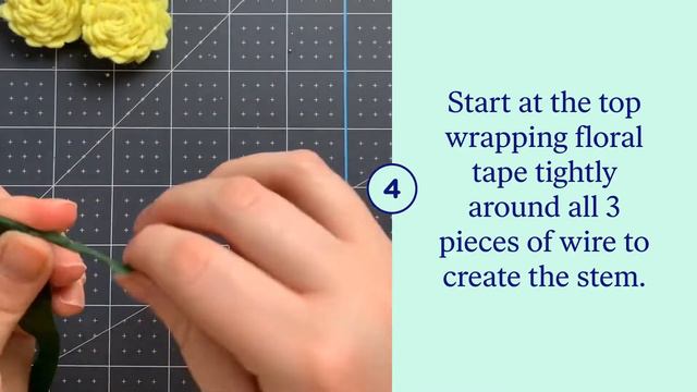 How to Add a Stem to Rolled Flowers