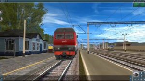 Покатушки на дизель поезде РЖД Trainz Simulator Android