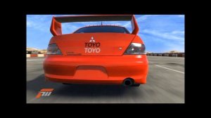 Forza 3 Mitsubishi evo tokyo drift.