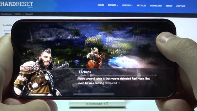 Играем в игру black desert mobile на телефоне APPLE iPhone 13!!! смотреть онлайн