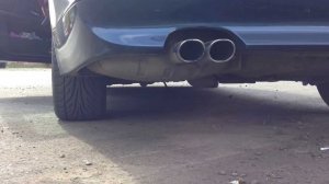 BMW 520i МКПП Звук выхлопа после удаления катализаторов