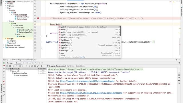 Waits in Selenium : Fluent Wait