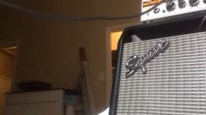 Goofing off with a micro terror in cab made out of a fender front man 10G