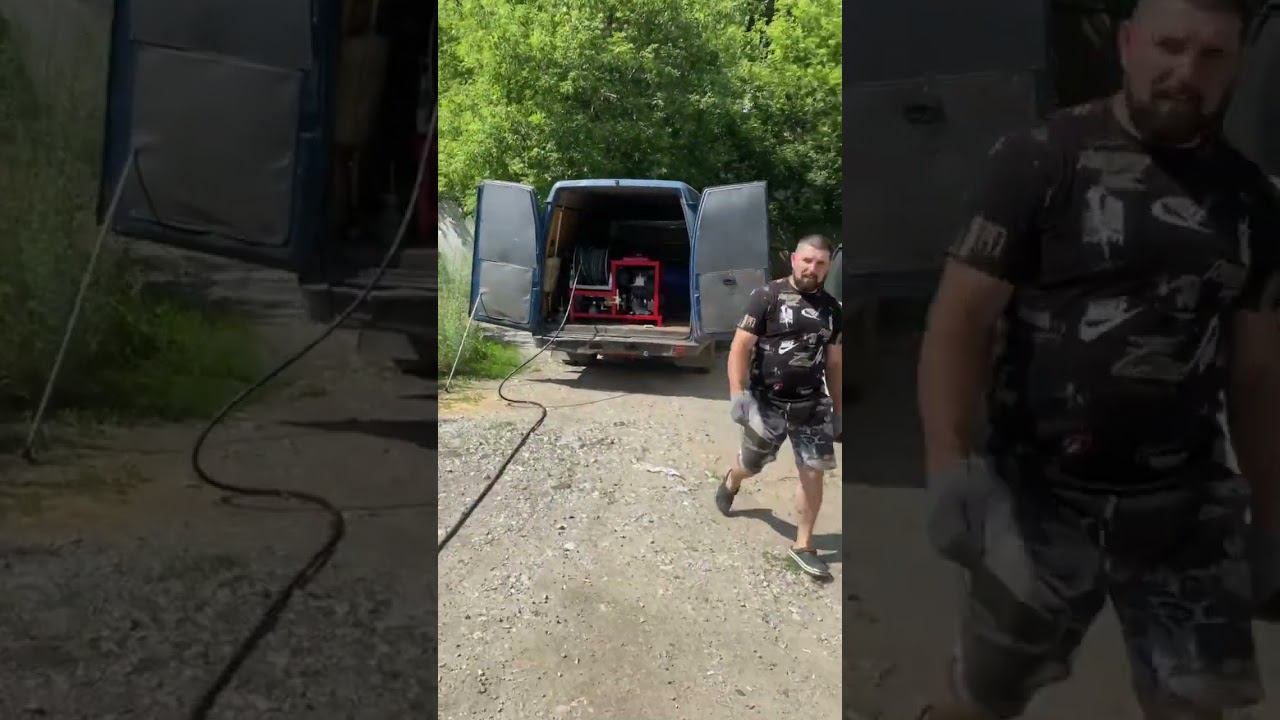 Сборка гидродинамической машины для промывки канализации 150 бар, 70 л/мин смотреть онлайн