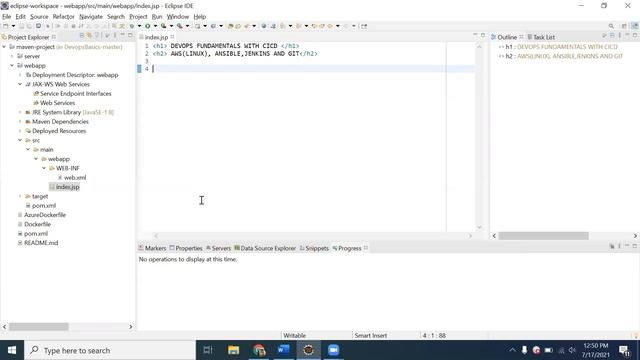 DEVOPS FUNDAMENTALS WITH CICD – AWS(LINUX), ANSIBLE,JENKINS AND GIT - Devops Basic