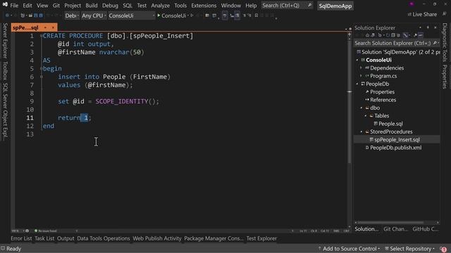 How To Return a Record ID from SQL to C# on Insert смотреть онлайн