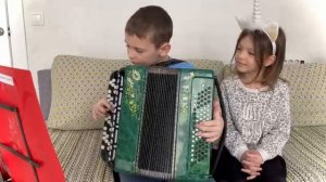 Беларусская народная песня. Баян 1 класс.