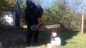 Делаем электропилу из бензопилы "Дружба 4",часть 2