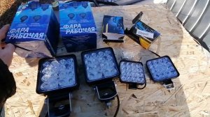 Светодиоды на Т-40/ Установка и тест