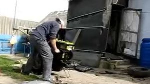 запуск нового дизельного мотоблока