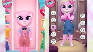 Кошечки Милашки Играем с кошечками Новогоднее обновление Моя говорящая Анджела 2