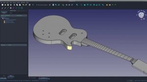 FreeCAD - The Amazing Marz Guitar Workbench for Easy Guitar Design |JOKO ENGINEERING|