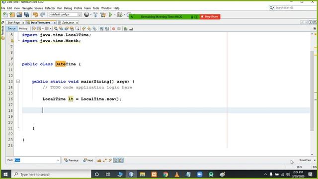 Java Online Class (Three)