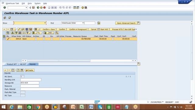 SAP EWM 53- SAP Extended Warehouse Management
