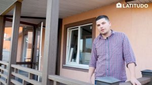 Веранда с пластиковыми окнами и терраса из ДПК