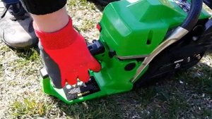 Пила бензиновая DGM GS-282, как завести