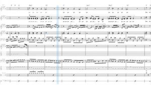 The Beatles Lady Madonna band-score(Vocal Guitar Piano Bass Drums)