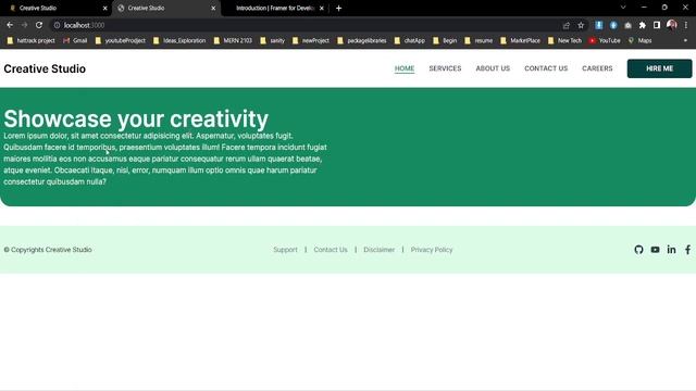 Next JS 13 Website : Responsive website using Nextjs Tailwindcss Framer-motion.