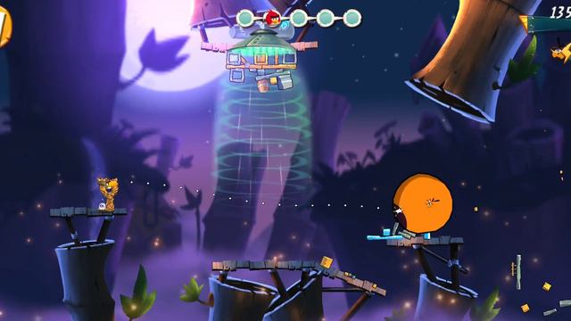 Angry birds 2. Горка на 3, 6... с выбором 8 птиц смотреть онлайн