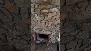 Перегородка в бане. Обрамление печного проема.